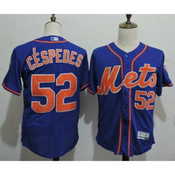 MLB Mets 52 Yoenis Cespedes Blue Flexbase Men Jersey MLB Mets 52 Yoenis Cespedes Blue Flexbase Men Jersey