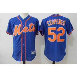 MLB Mets 52 Yoenis Cespedes Blue New Cool Base Men Jersey MLB Mets 52 Yoenis Cespedes Blue New Cool Base Men Jersey