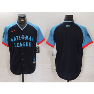 MLB National League Blank Black 2024 All-Star Nike Cool Base Men Jersey MLB National League Blank Black 2024 All-Star Nike Cool Base Men Jersey