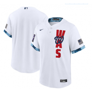 MLB Nationals Blank White 2021 All-Star Cool Base Men Jersey MLB Nationals Blank White 2021 All-Star Cool Base Men Jersey