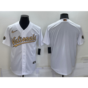 MLB Nationals Blank White 2022 All-Star Nike Cool Base Men Jersey MLB Nationals Blank White 2022 All-Star Nike Cool Base Men Jersey