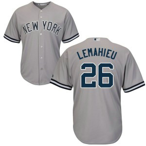 MLB New York Yankees 26 DJ LeMahieu Grey Cool Base Men Jersey MLB New York Yankees 26 DJ LeMahieu Grey Cool Base Men Jersey