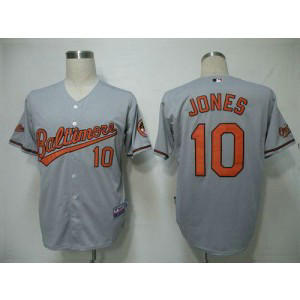 MLB Orioles 10 Adam Jones Grey Cool Base Youth Jersey MLB Orioles 10 Adam Jones Grey Cool Base Youth Jersey