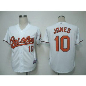 MLB Orioles 10 Adam Jones White Cool Base Youth Jersey MLB Orioles 10 Adam Jones White Cool Base Youth Jersey