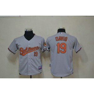 MLB Orioles 19 Chris Davis Grey Cool Base Youth Jersey MLB Orioles 19 Chris Davis Grey Cool Base Youth Jersey