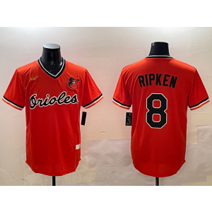 MLB Orioles 8 Cal Ripken Jr. Orange Nike Cool Base Men Jersey MLB Orioles 8 Cal Ripken Jr. Orange Nike Cool Base Men Jersey