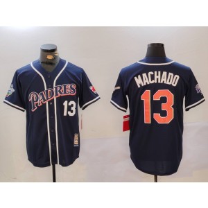 MLB Padres 13 Manny Machado Navy Nike Cool Base Men Jersey MLB Padres 13 Manny Machado Navy Nike Cool Base Men Jersey