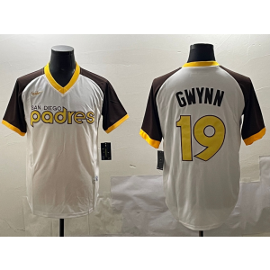 MLB Padres 19 Tony Gwynn Brown Nike Cool Base Men Jersey MLB Padres 19 Tony Gwynn Brown Nike Cool Base Men Jersey
