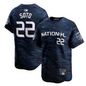 MLB Padres 22 Juan Soto Royal 2023 All-Star Nike Cool Base Men Jersey MLB Padres 22 Juan Soto Royal 2023 All-Star Nike Cool Base Men Jersey