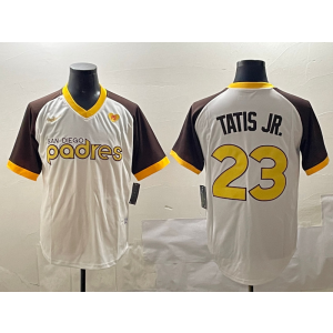 MLB Padres 23 Fernando Tatis Brown Nike Cool Base Men Jersey MLB Padres 23 Fernando Tatis Brown Nike Cool Base Men Jersey