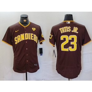 MLB Padres 23 Fernando Tatis Jr. Brown Flexbase Men Jersey MLB Padres 23 Fernando Tatis Jr. Brown Flexbase Men Jersey