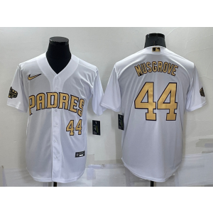 MLB Padres 44 Joe Musgrove White 2022 All-Star Nike Cool Base Men Jersey MLB Padres 44 Joe Musgrove White 2022 All-Star Nike Cool Base Men Jersey