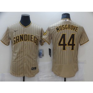 MLB Padres 44 Musgrove Brown Nike Flexbase Men Jersey