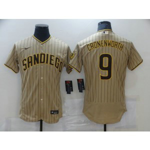 MLB Padres 9 Cronenworth Grey Nike Flexbase Men Jersey MLB Padres 9 Cronenworth Grey Nike Flexbase Men Jersey