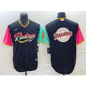 MLB Padres Blank Black City Baseball Logo Nike Men Jersey MLB Padres Blank Black City Baseball Logo Nike Men Jersey