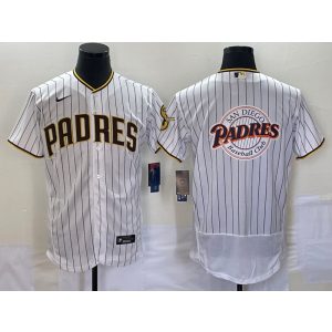 MLB Padres Blank White Baseball Logo Nike Flexbase Men Jersey MLB Padres Blank White Baseball Logo Nike Flexbase Men Jersey