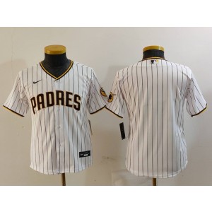 MLB Padres Blank White Nike Cool Base Youth Jersey MLB Padres Blank White Nike Cool Base Youth Jersey