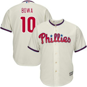 MLB Phillies 10 Larry Bowa Cream Cool Base Men Jersey MLB Phillies 10 Larry Bowa Cream Cool Base Men Jersey