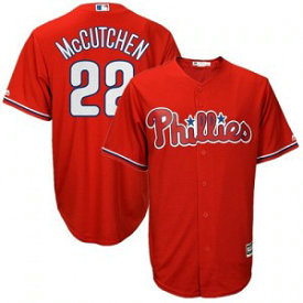 MLB Phillies 22 Andrew McCutchen Red Cool Base Men Jersey MLB Phillies 22 Andrew McCutchen Red Cool Base Men Jersey