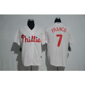MLB Phillies 7 Maikel Franco White Cool Base Men Jersey MLB Phillies 7 Maikel Franco White Cool Base Men Jersey
