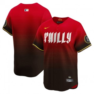 MLB Phillies Blank Red 2024 City Connect Nike Cool Base Men Jersey MLB Phillies Blank Red 2024 City Connect Nike Cool Base Men Jersey