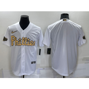 MLB Phillies Blank White 2022 All-Star Cool Base Men Jersey MLB Phillies Blank White 2022 All-Star Cool Base Men Jersey