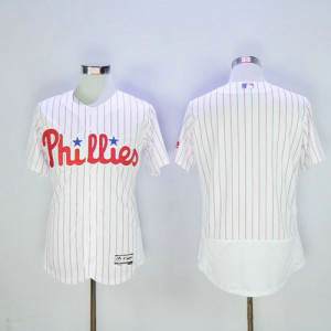 MLB Phillies Blank White with Red Strip Flexbase Men Jersey MLB Phillies Blank White with Red Strip Flexbase Men Jersey