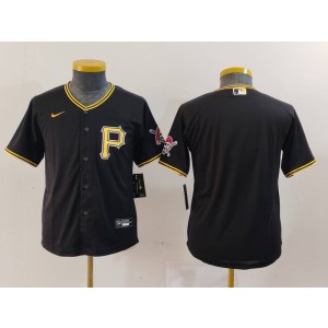 MLB Pirate Blank Black Nike Cool Base Youth Jersey MLB Pirate Blank Black Nike Cool Base Youth Jersey
