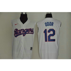 MLB Rangers 12 Rougned Odor White 2020 Nike Cool Base Sleeveless Men Jersey MLB Rangers 12 Rougned Odor White 2020 Nike Cool Base Sleeveless Men Jersey