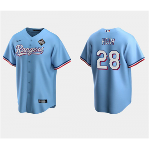 MLB Rangers 28 Jonah Heim Blue 2023 World Series Nike Cool Base Men Jersey MLB Rangers 28 Jonah Heim Blue 2023 World Series Nike Cool Base Men Jersey