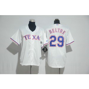 MLB Rangers 29 Adrian Beltre White Cool Base Youth Jersey MLB Rangers 29 Adrian Beltre White Cool Base Youth Jersey