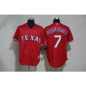 MLB Rangers 7 Ivan Rodriguez Red New Cool Base Men Jersey MLB Rangers 7 Ivan Rodriguez Red New Cool Base Men Jersey