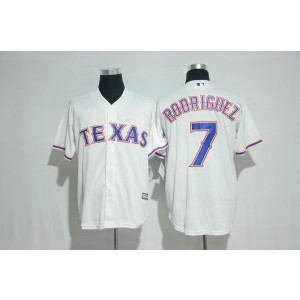 MLB Rangers 7 Ivan Rodriguez White New Cool Base Men Jersey MLB Rangers 7 Ivan Rodriguez White New Cool Base Men Jersey