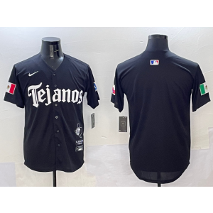 MLB Rangers Blank Black Nike Cool Base Men Jersey MLB Rangers Blank Black Nike Cool Base Men Jersey