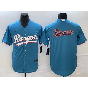 MLB Rangers Blank Blue Baseball Logo Nike Cool Base Men Jersey MLB Rangers Blank Blue Baseball Logo Nike Cool Base Men Jersey