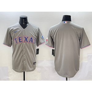 MLB Rangers Blank Grey Nike Cool Base Men Jersey MLB Rangers Blank Grey Nike Cool Base Men Jersey
