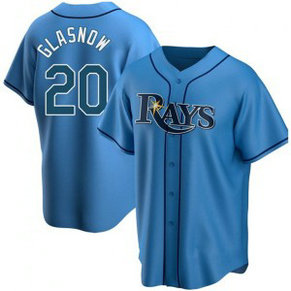 MLB Rays 20 Tyler Glasnow Blue Nike Cool Base Men Jersey MLB Rays 20 Tyler Glasnow Blue Nike Cool Base Men Jersey