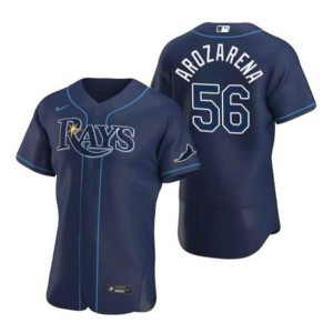 MLB Rays 56 Randy Arozarena Navy Nike FlexBase Men Jersey MLB Rays 56 Randy Arozarena Navy Nike FlexBase Men Jersey
