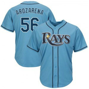 MLB Rays 56 Randy Arozarena Royal Cool Base Men Jersey