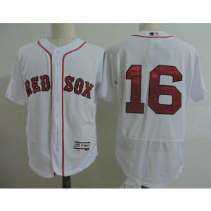 MLB Red Sox 16 Andrew Benintendi White Flexbase Men Jerseys