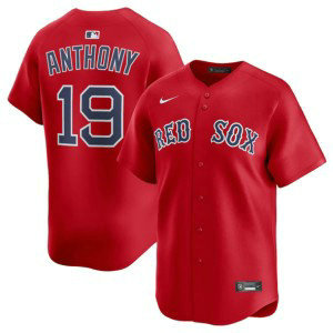 MLB Red Sox 19 Roman Anthony Red 2024 Alternate Nike Cool Base Men Jersey