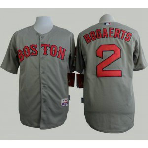 MLB Red Sox 2 Xander Bogaerts Grey Cool Base Men Jersey