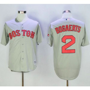 MLB Red Sox 2 Xander Bogaerts Grey New Cool Base Men Jersey