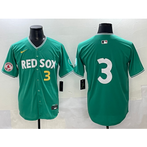 MLB Red Sox 3 Jimmie Foxx Green 2025 City Connect Nike Cool Base Men Jersey