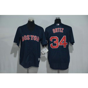 MLB Red Sox 34 David Ortiz Navy Cool Base Youth Jersey MLB Red Sox 34 David Ortiz Navy Cool Base Youth Jersey