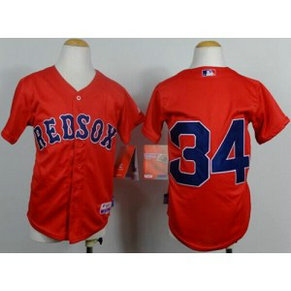 MLB Red Sox 34 David Ortiz Red Cool Base Youth Jersey MLB Red Sox 34 David Ortiz Red Cool Base Youth Jersey