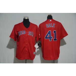MLB Red Sox 41 Chris Sale Red Cool Base Youth Jersey MLB Red Sox 41 Chris Sale Red Cool Base Youth Jersey