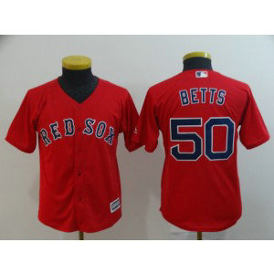 MLB Red Sox 50 Mookie Betts Red Cool Base Youth Jersey MLB Red Sox 50 Mookie Betts Red Cool Base Youth Jersey