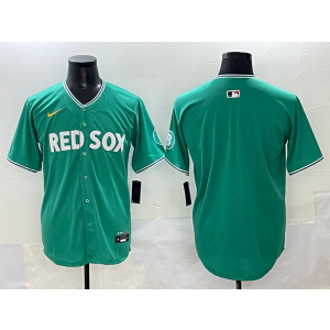 MLB Red Sox Blank Green 2025 City Connect Nike Cool Base Men Jersey