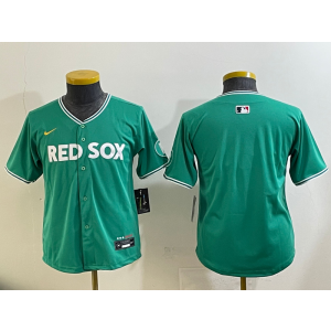 MLB Red Sox Blank Green Nike Cool Base Youth Jersey MLB Red Sox Blank Green Nike Cool Base Youth Jersey
